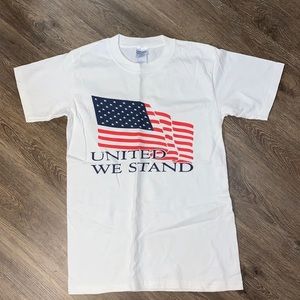 NWOT United We Stand American Flag T Shirt